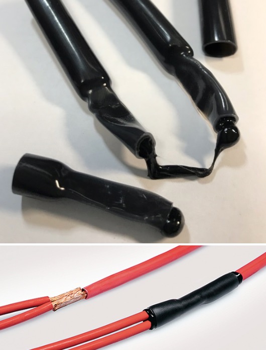 DWB High-flame retardant hot melt glue shrinkable sleeve
